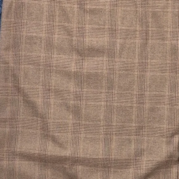 Uniqlo Side Button Checked Wrap Midi Skirt In Brown Size Large! NWT! - Picture 14 of 14